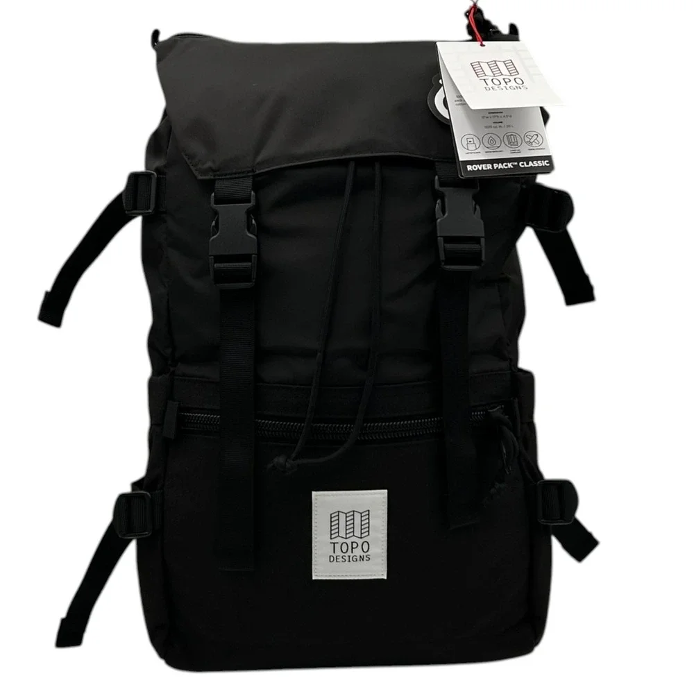 Topo Designs Men's Rover Pack 20L Backpack Black Fits 15